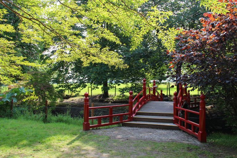 Russborough House - Pedestrian Bridge from in house Joinery Workshop ...